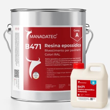 Resina epossidica per pavimenti interni - Manadate B471