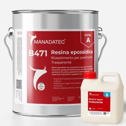 Epoxidharz Bodenbeschichtung B471 transparent von Manadatec